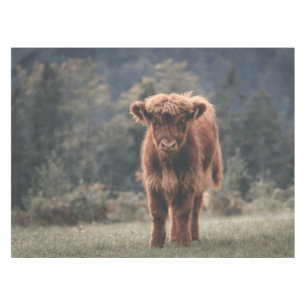 Toalha De Mesa Prados de outono de vitelo das vacas de montanha