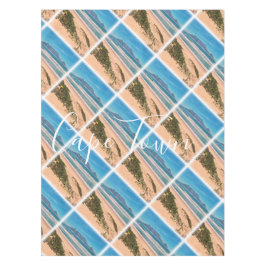 Toalha De Mesa Praia da Mesa do Cabo Mountain Ocean Waves