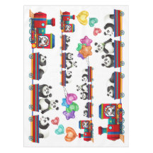 Precioso Panda Tablecloth - Cobrir Mesa