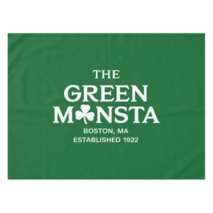 Toalha De Mesa Presente de beisebol Green Monsta Boston Green Mon