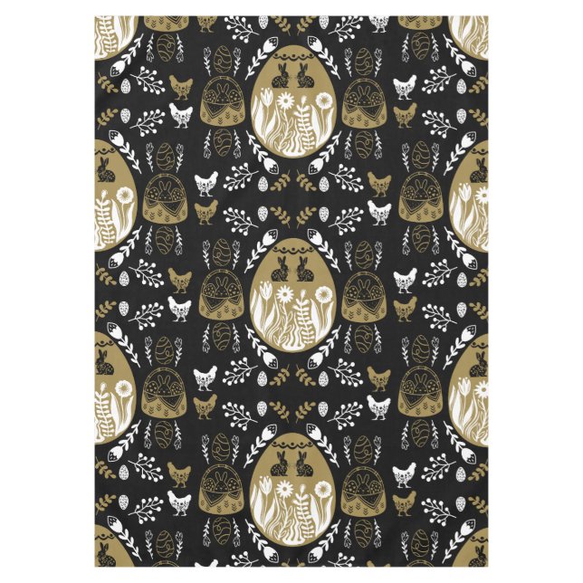 Toalha De Mesa Presente de Feriado de páscoa de Abril (Frente)