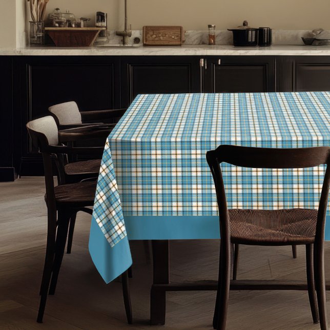 Toalha De Mesa Presente de Tablecloth de Xadrez Amarela Azul para (Blue Yellow Tablecloth – Gift for His Kitchen)