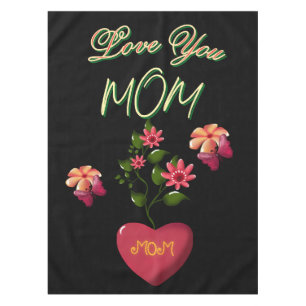 Toalha De Mesa Presente floral personalizado e feito sob medida p
