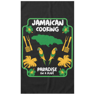 Toalha De Mesa Presentes de Foodie Cozinhar jamaicano