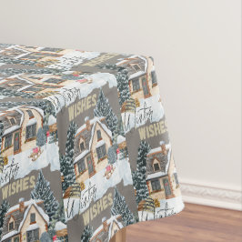 Toalha De Mesa Presentes de Natal Winter Wishes para decoração de