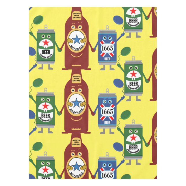 Toalha De Mesa Presentes originais para amantes de cerveja (Frente)