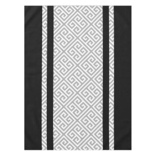 Toalha De Mesa Preto e branco