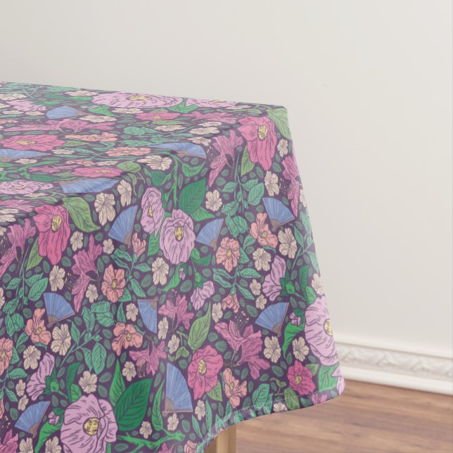 Toalha De Mesa Primavera Garden Dia de as mães Poppies Japoneses (Posição Original)