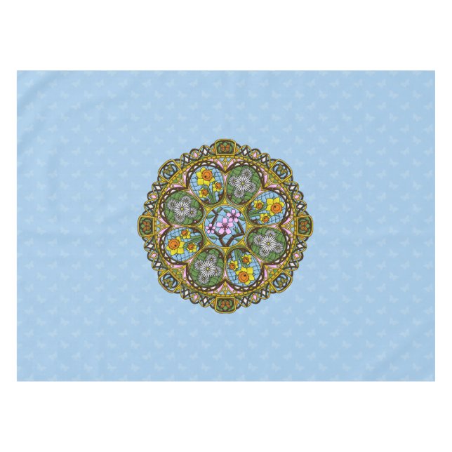 Toalha De Mesa Primavera Nouveau Tablecloth (Frente (Horizontal))