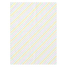Toalha De Mesa Primavera Pastel Stripe