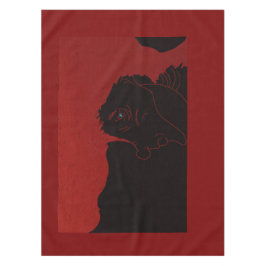 Toalha De Mesa Princesa Pombo Vermelho