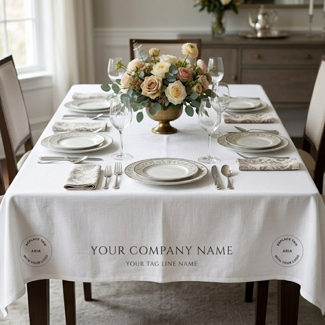 Toalha De Mesa Programa de promoção comercial da empresa de logot (Criador carregado)