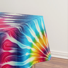Toalha de Mesa Psicanédica Tie Dye | Toalha de Mes