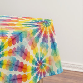 Toalha de Mesa Psicodélica Tie Dye | Toalha de Mes