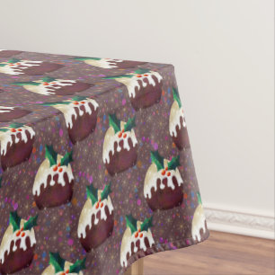 Toalha De Mesa Pudim de Pluma de Natal
