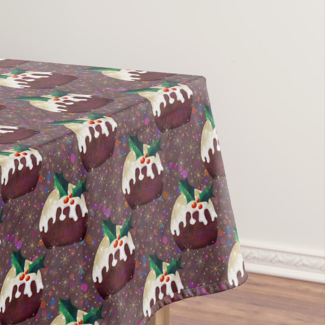 Toalha De Mesa Pudim de Pluma de Natal   (Posição Original)