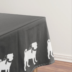 Toalha De Mesa Pug Chá de fraldas Cão Puppy Sexo Neutro