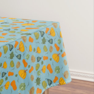 Toalha De Mesa Pumpkin de Queda e Praça Padrão de Ação de Graças