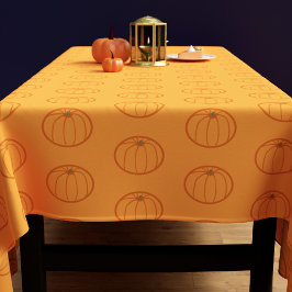 Toalha De Mesa Pumpkin Laranja Moderno Ação de Graças