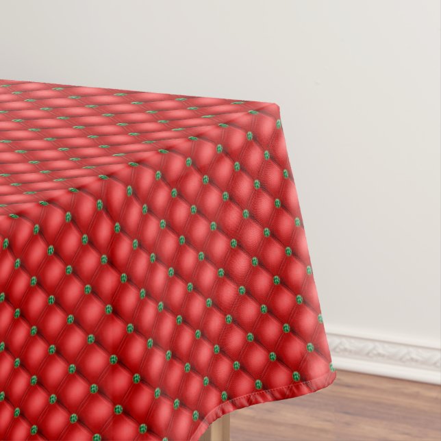 Toalha De Mesa Pupffy Vermelho de Natal Eliminado (Posição Original)