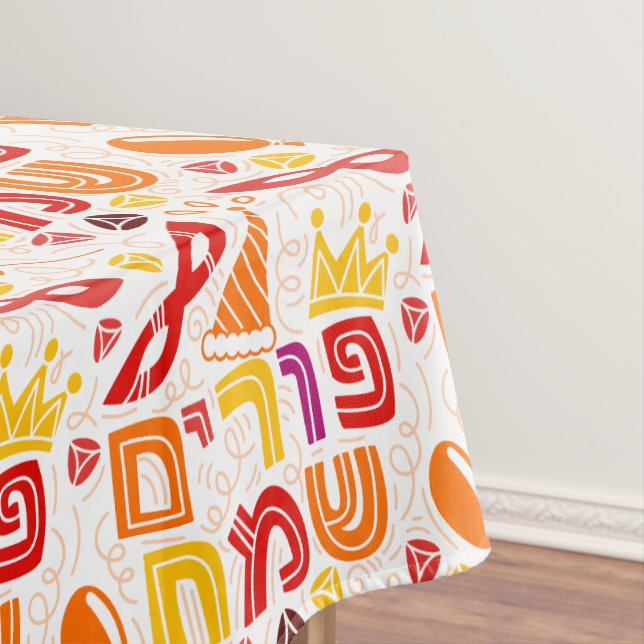 Toalha De Mesa Purim Tablecloth (Posição Original)