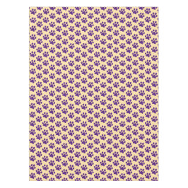 Toalha De Mesa Purple Paw Print