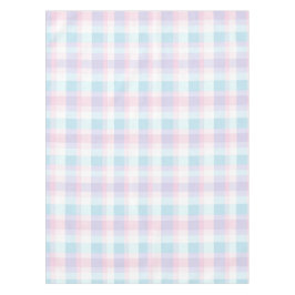Toalha De Mesa Púrpura de Gingham Pastel