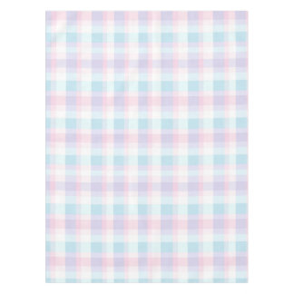 Toalha De Mesa Púrpura de Gingham Pastel
