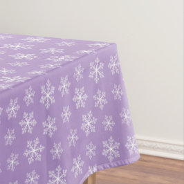 Toalha De Mesa Púrpura Floco de Neve Tablecloth