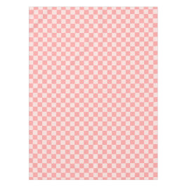 Toalha De Mesa Quadro de verificação rosa