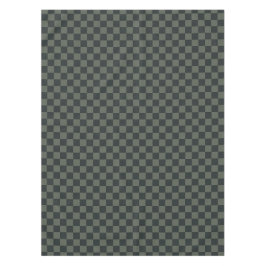 Toalha De Mesa Quadro de Verificação Verde Escuro