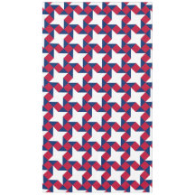 Quarto Padrão de Patchwork de julho vermelho, bran