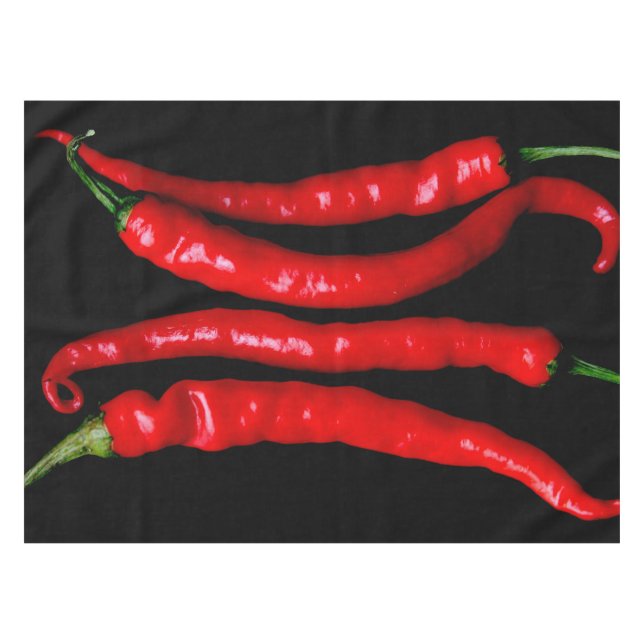 Toalha De Mesa Quatro Red Chilies 50x72 tcna (Frente (Horizontal))