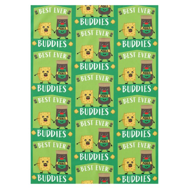 Toalha De Mesa Queijo De Cheddar Britânico E Amantes De Picles (Frente)