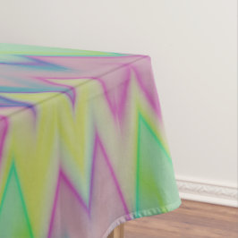 Toalha De Mesa Rainbow Zigzags
