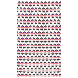 Toalha De Mesa Rainha Da Grelha, Vermelha Da Coroa Roxa