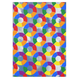 Toalha De Mesa RAIOS DO BOTÃO DA BANDEIRA DO ARCO-ÍRIS + seu