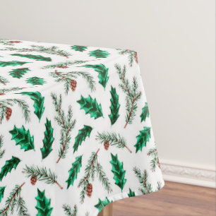 Toalha De Mesa Ramificações do pinheiro de Natal
