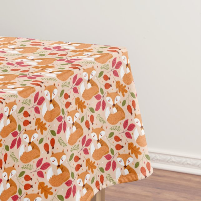 Toalha De Mesa Raposas de Pessoas Modernas (Posição Original)