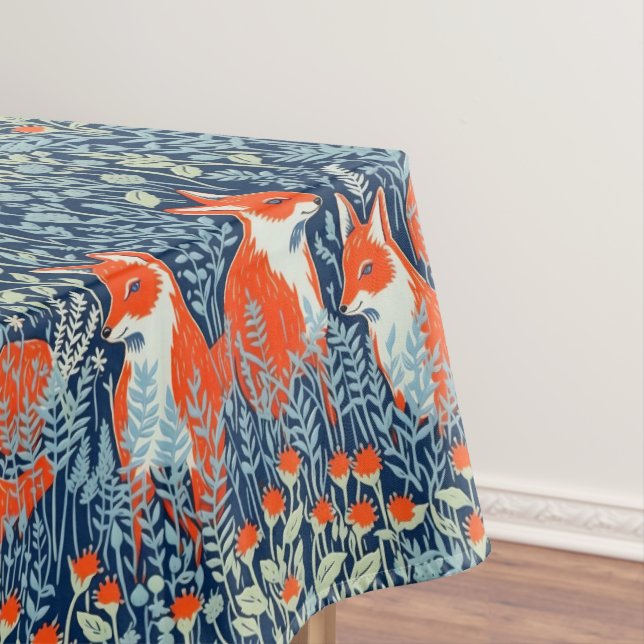 Toalha De Mesa Raposas na Tableloth Meadow (Posição Original)