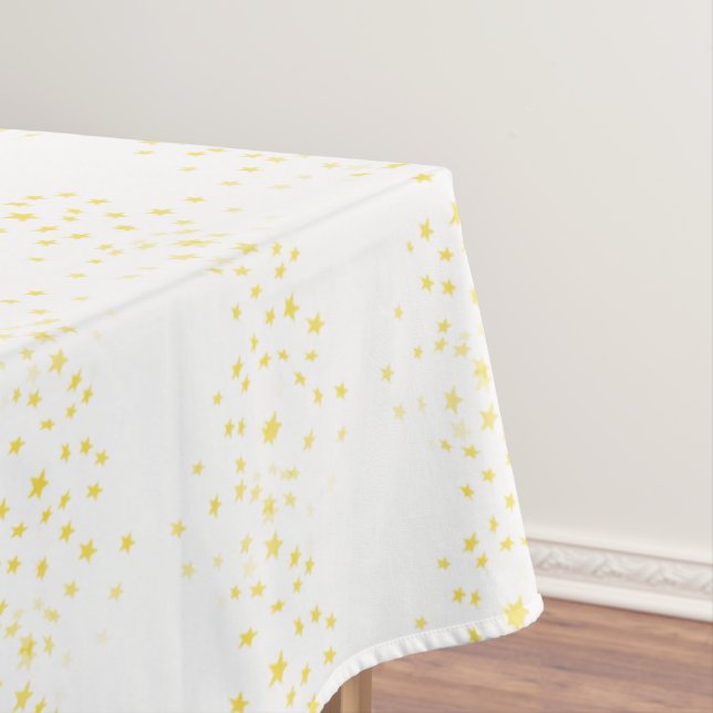 Toalha De Mesa rDesign Dourados do Celebate da estrela (Posição Original)