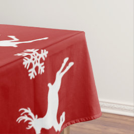 Toalha De Mesa Rebeldes Elegantes Linhas Flocos de Neve Grandes