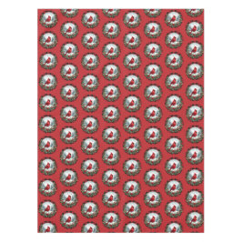 Toalha De Mesa Red Cardinal with Holly Berries