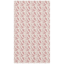 Toalha De Mesa Red Christmas Toile Santa And Trees
