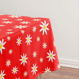 Toalha De Mesa Red Daisy Tablecloth
