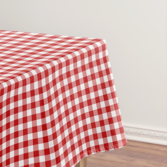 Toalha De Mesa Red Gingham (Posição Original)