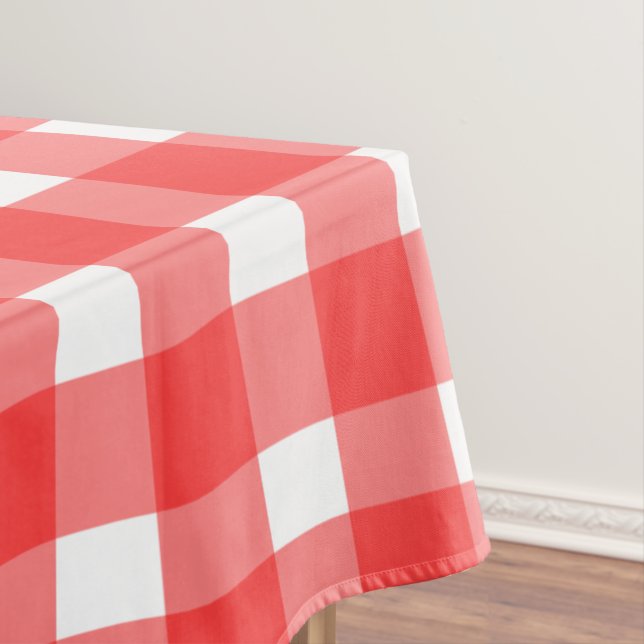 Toalha De Mesa Red Gingham Pattern (Posição Original)