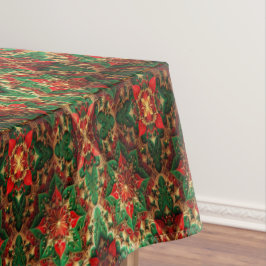 Toalha De Mesa Red Green Decorative Holiday Tablecloth