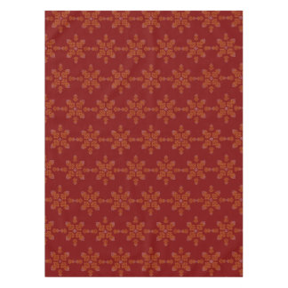 Toalha De Mesa Red Minimal South Indian Kolam Design