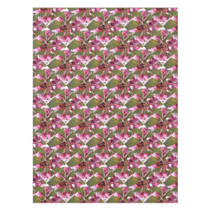 Toalha De Mesa Redbud florescente com Ladybug